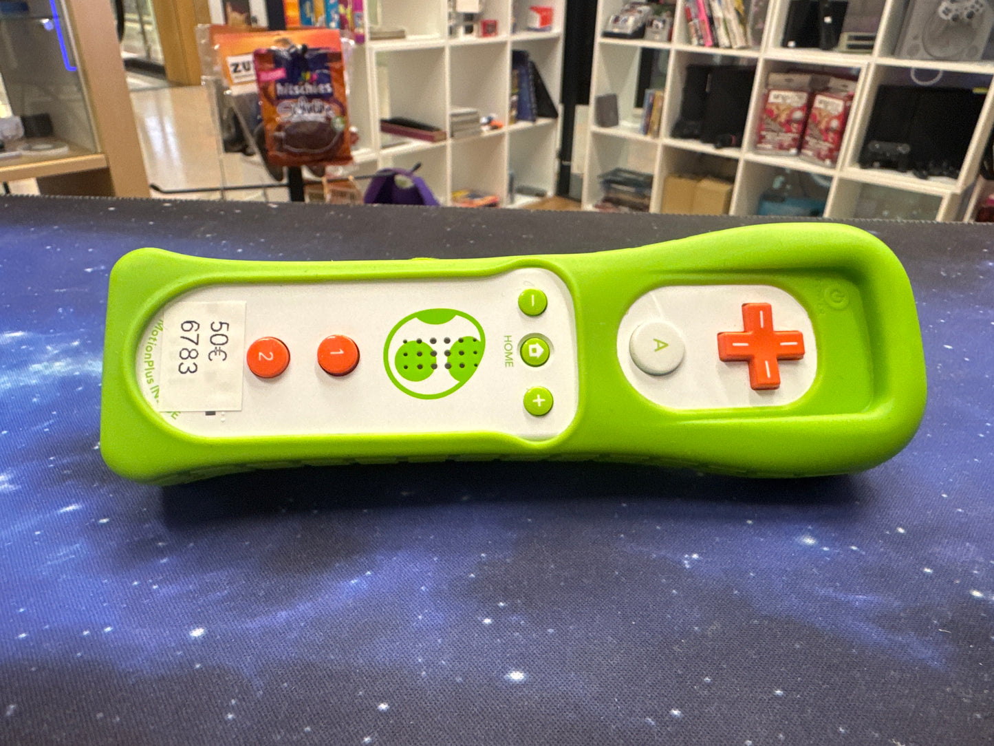Wii Remote motion Yoshi mit Schutzhülle