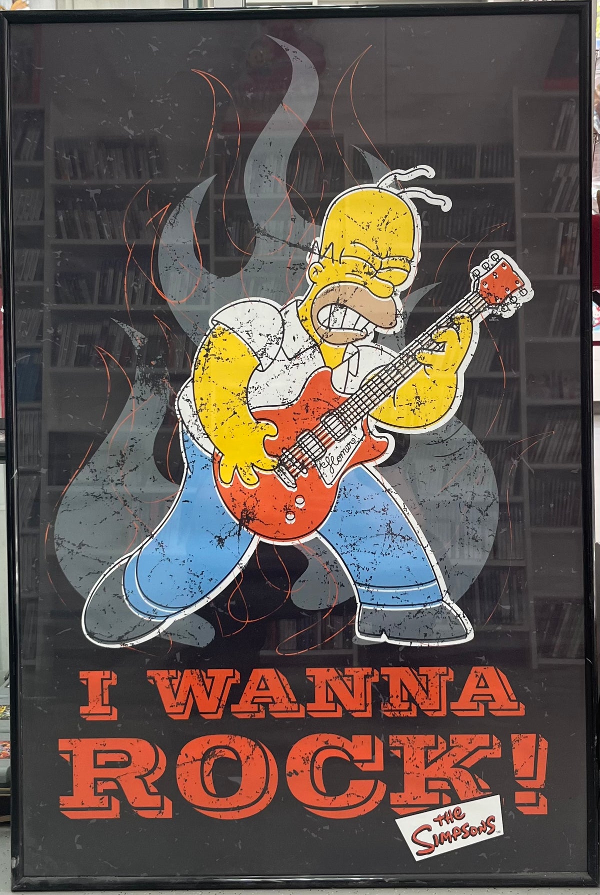 Simpsons Bild im Ramen I wanna Rock