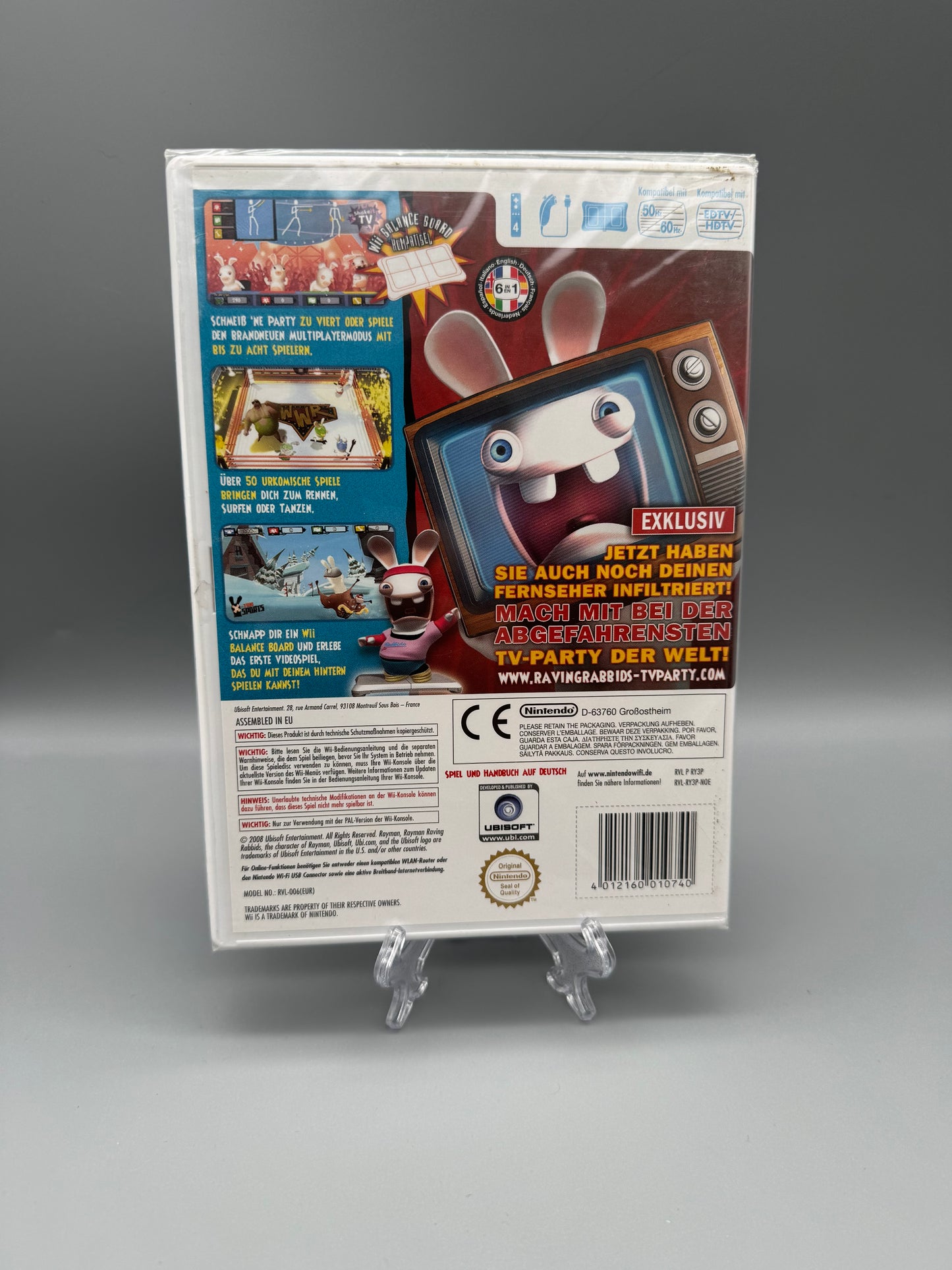 Rayman Raving Rabbids Tv Party OVP