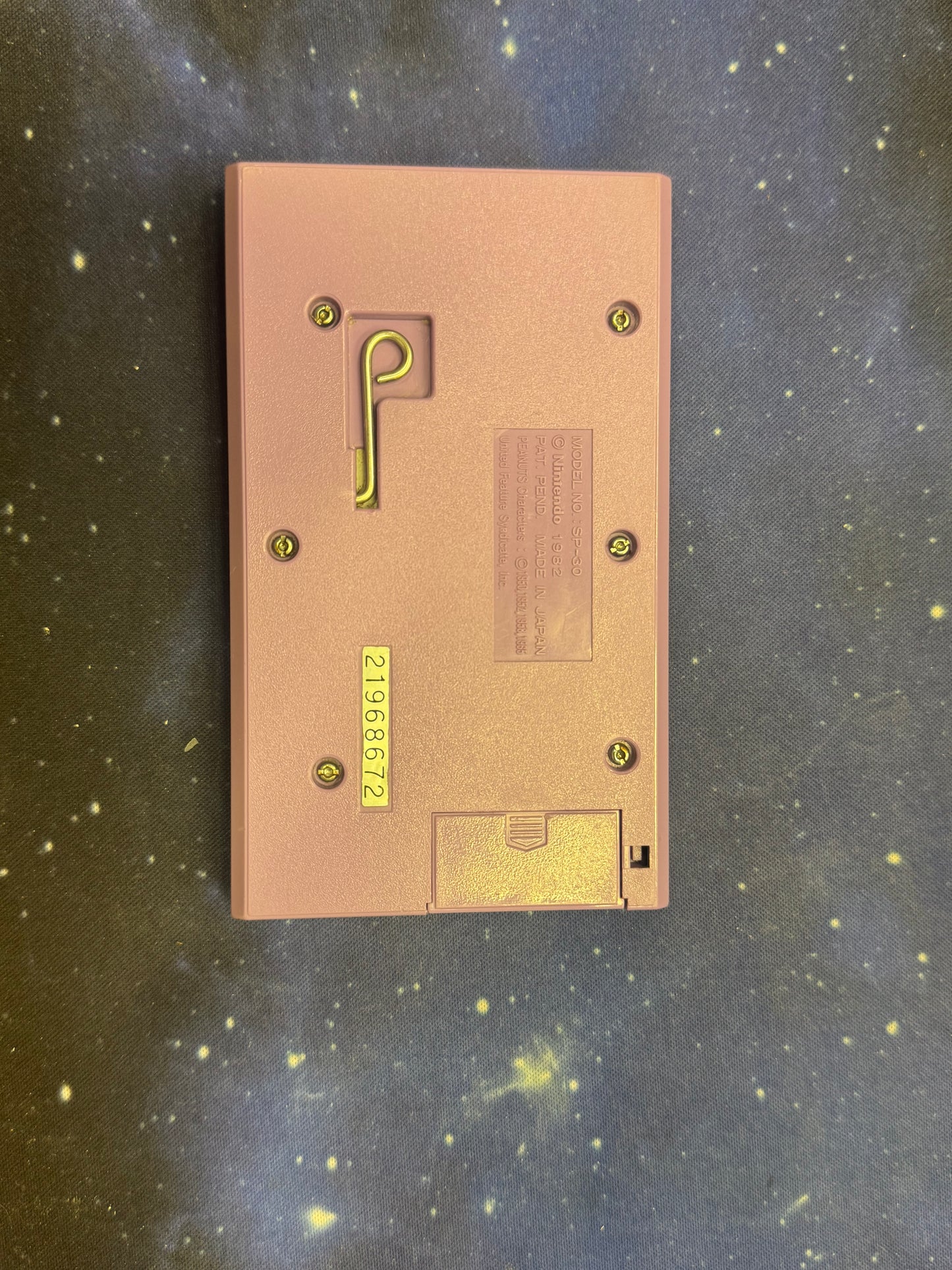 Nintendo Game & Watch Snoopy Tennis 1982