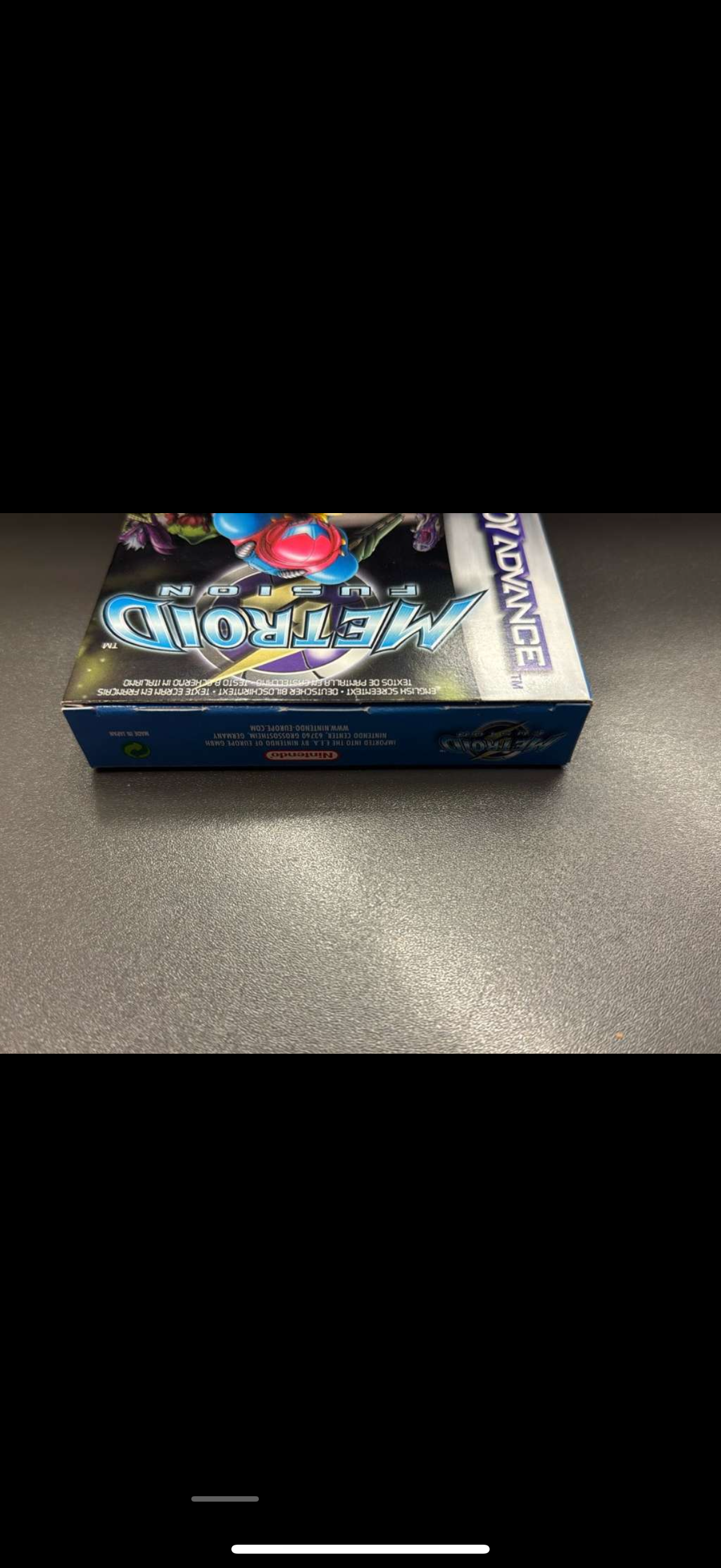 Metroid Fusion OVP CiB Top Zustand