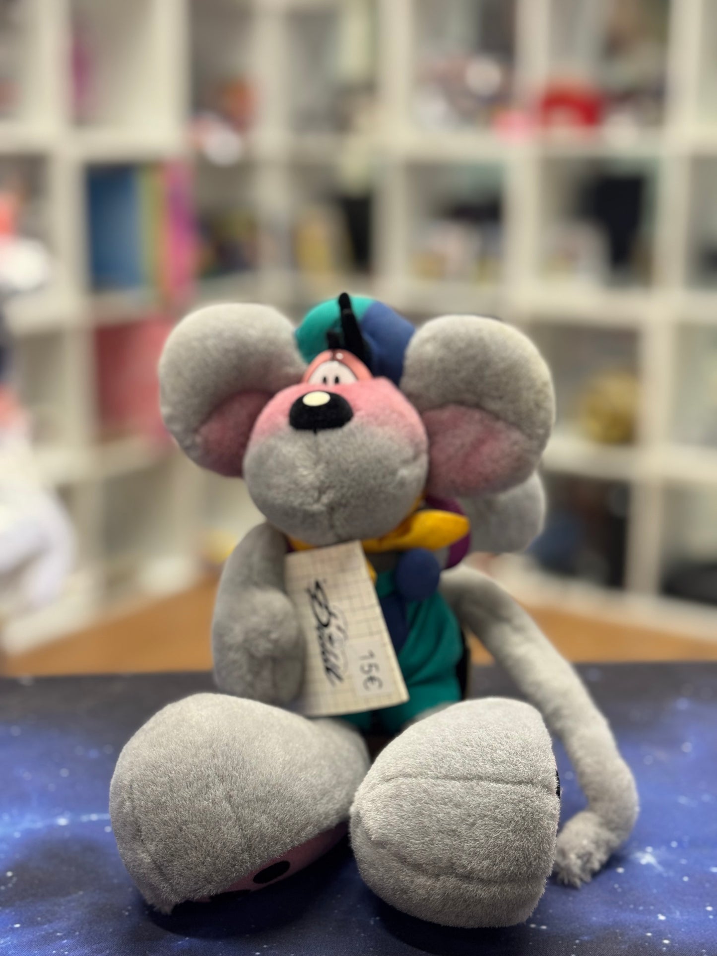 Diddl Schule mit Rucksack und Block