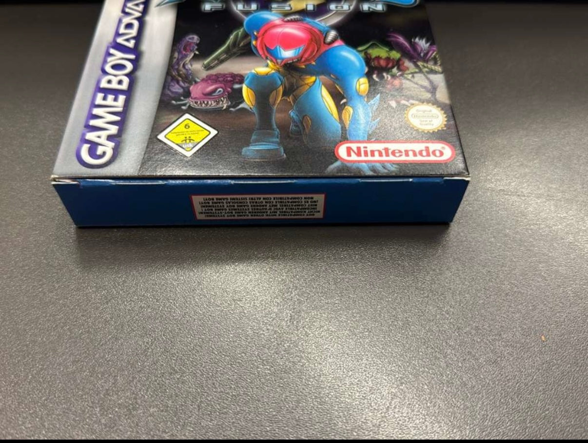Metroid Fusion OVP CiB Top Zustand