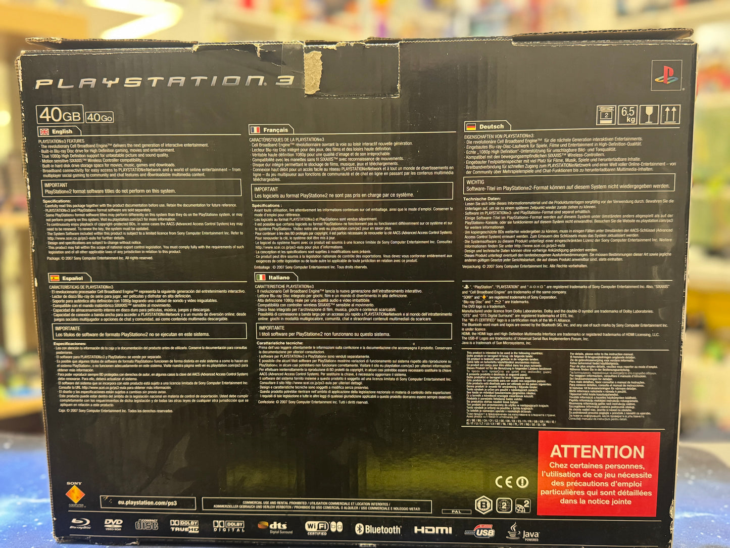 Playstation 3 Fat Lady (40GB) OVP