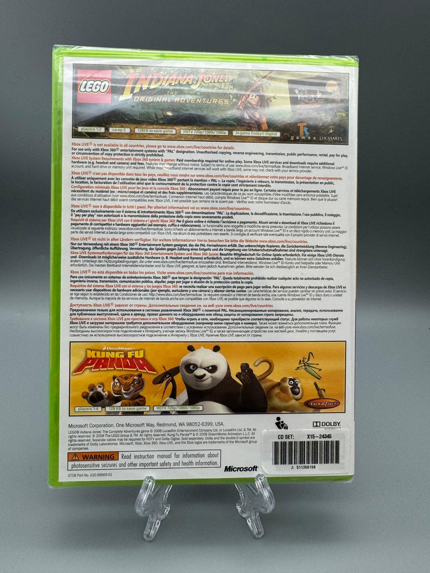 Lego Indiana Jones/ Kung Fu Panda - GameZone