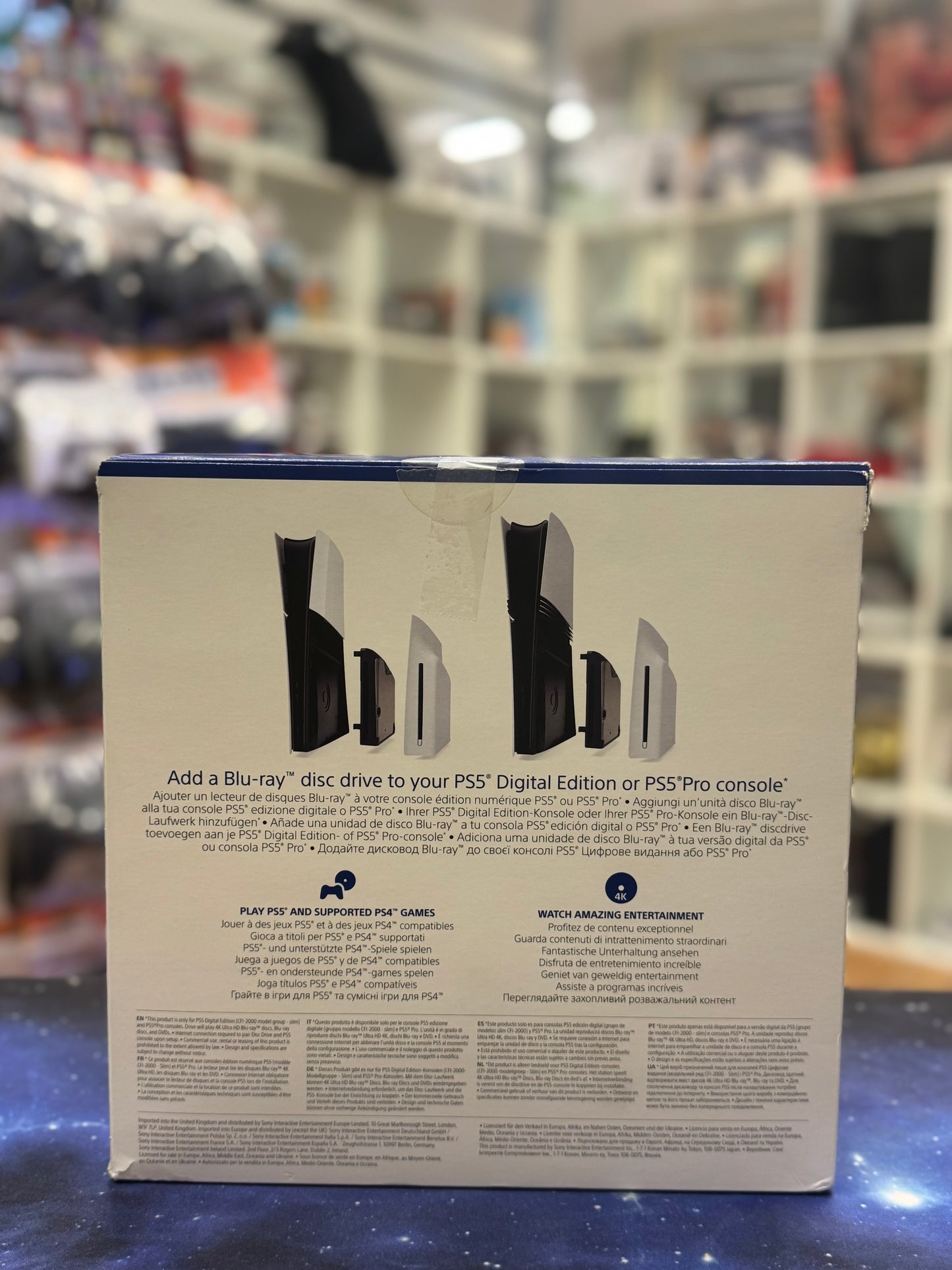 Disc Drive für PS5 Digital Edition-Konsolen Modellgruppe slim OVP