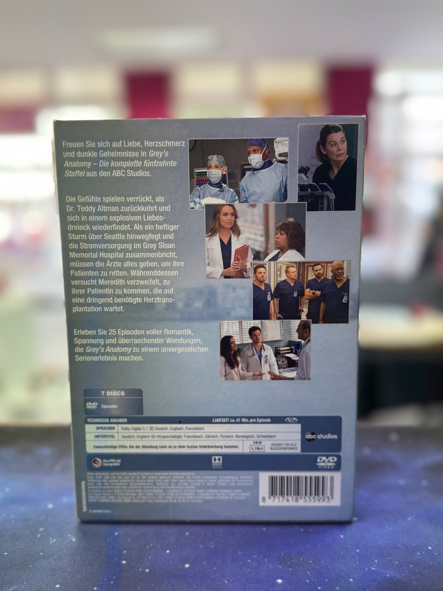 Grey‘s Anatomy die komplette Fünfzehnte Staffel DVD