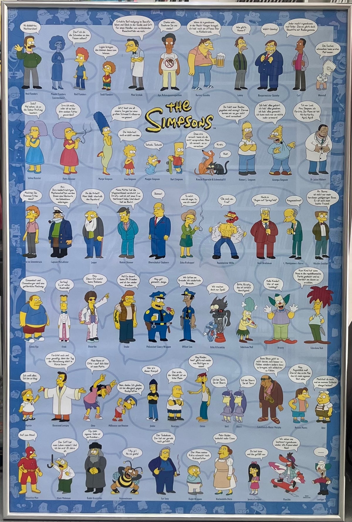 Simpsons Bild im Ramen