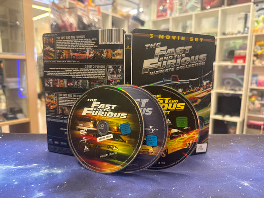 The Fast and the Furious Ultimate Collection 3 Movie Set Steelbook