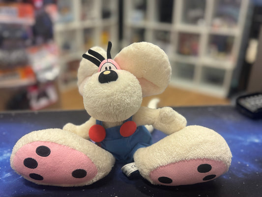 Diddl blaue Hose rote Knöpfe