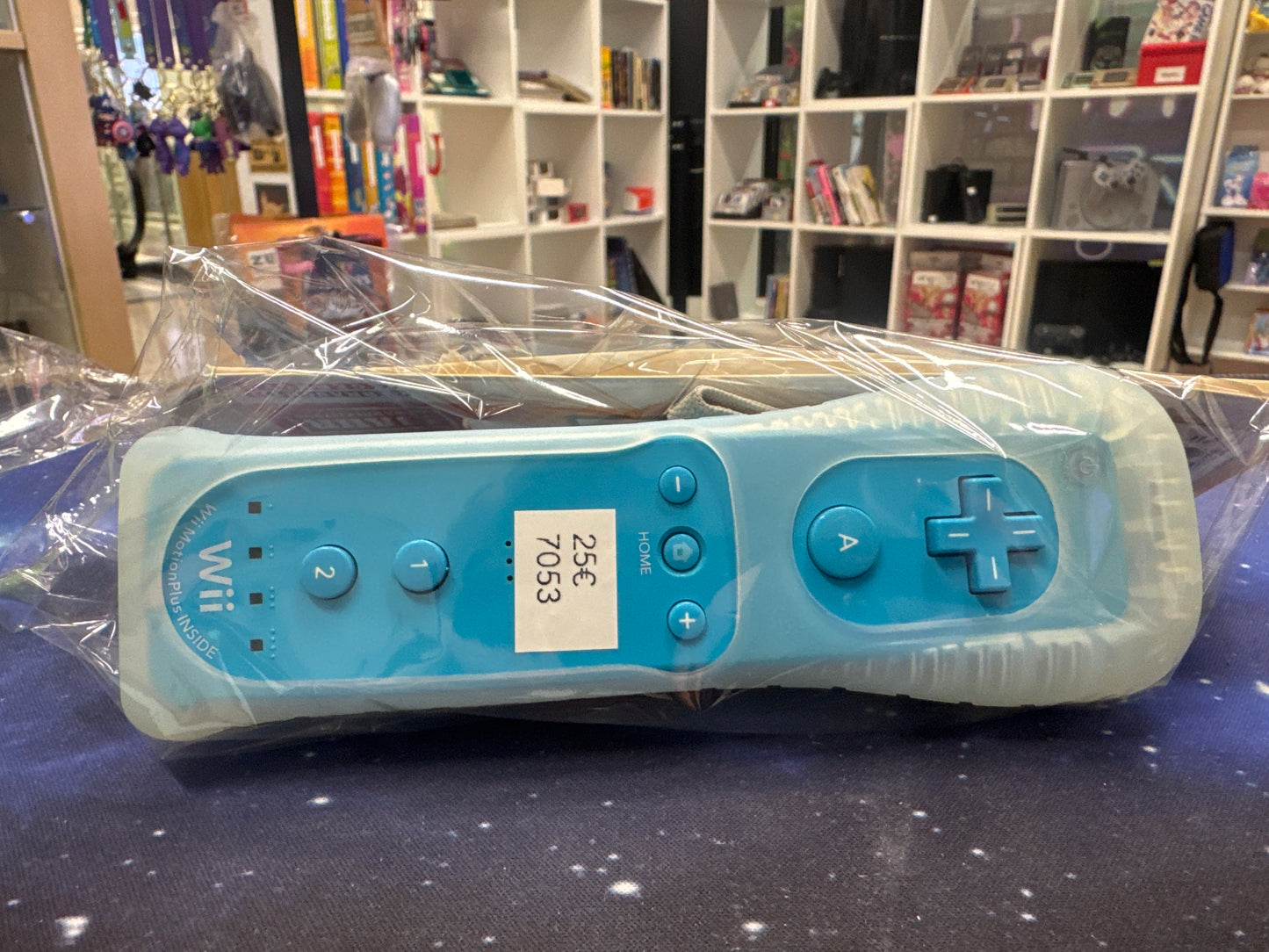 Wii remote motion blau